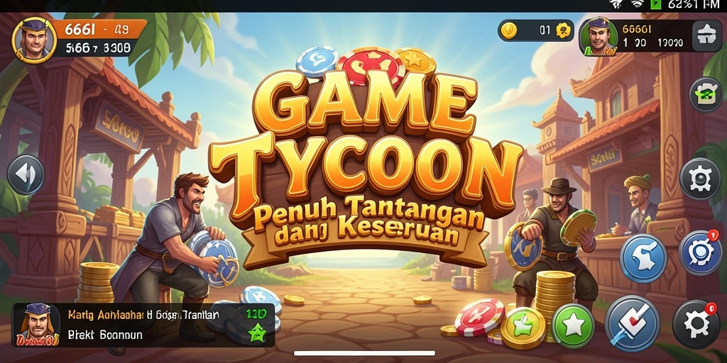 Tampilan gameplay menarik dari 666I menunjukkan keseruan bermain Tycoon.