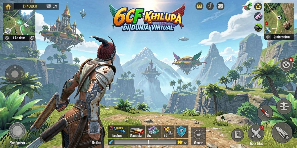 Screenshot utama 6CF menampilkan gameplay simulasi yang menarik.