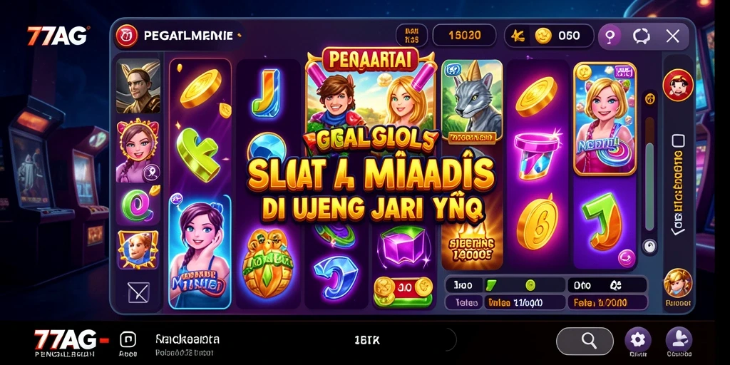 Screenshot menunjukkan gameplay Slot yang seru dan menegangkan.