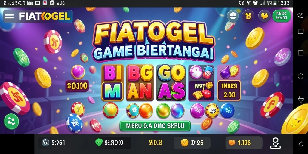 Tampilan gameplay seru dalam game Bingo FIATOGEL.