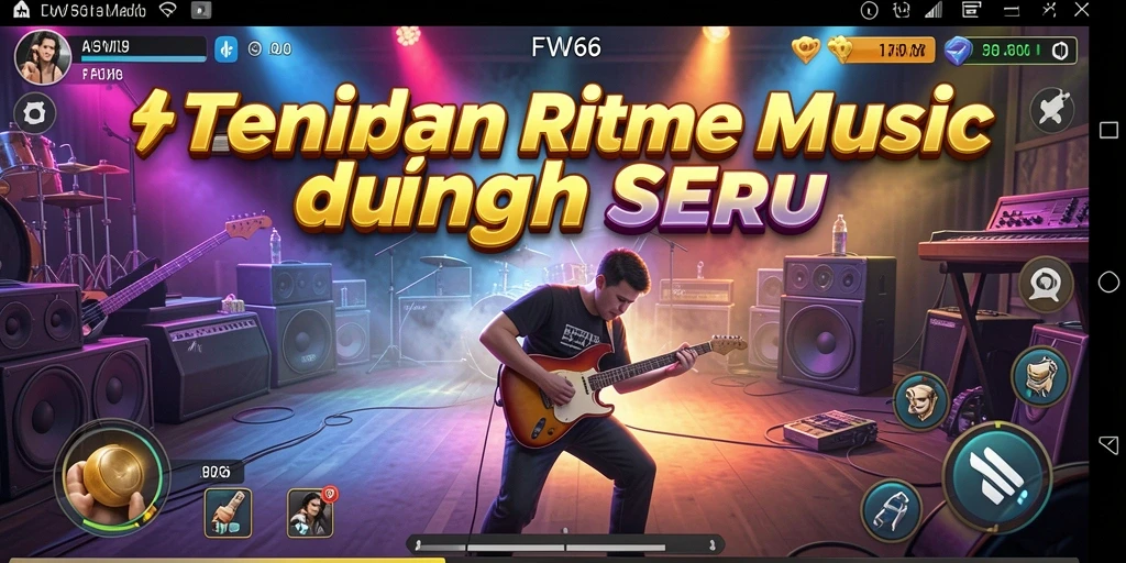 Gameplay seru FW66 dengan berbagai mode musik.