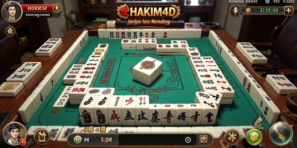Gameplay seru HAKIM4D dengan desain ubin Mahjong yang menarik.