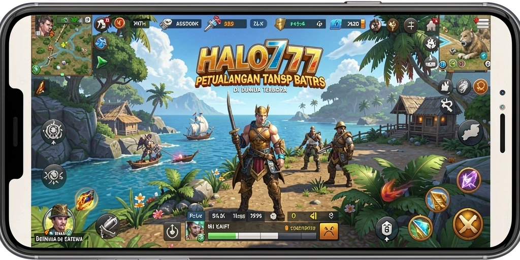 Tampilan gameplay HALO777 yang memukau di dunia terbuka.
