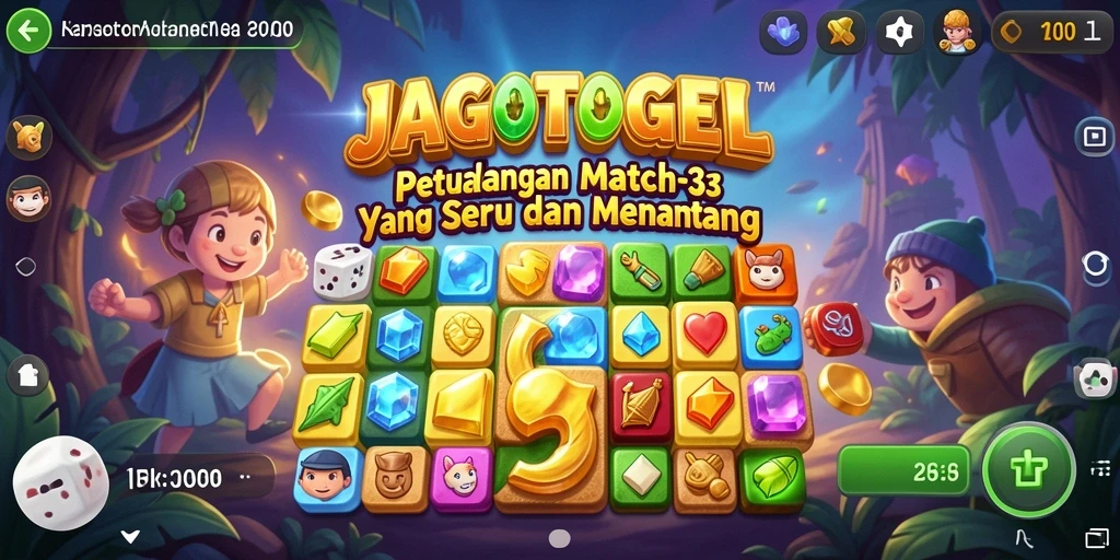 Tampilan gameplay <strong>JAGOTOGEL</strong> yang penuh warna dan dinamis.