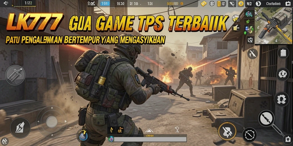 Tampilan seru dari gameplay LK777 dengan aksi TPS yang mendebarkan.
