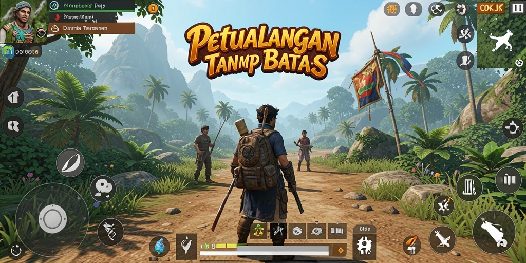 Gameplay menakjubkan dari OKJK di dunia terbuka.