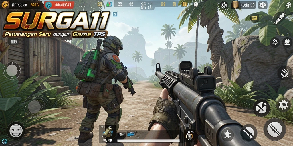 Tampilan gameplay yang seru dan menantang di SURGA11.